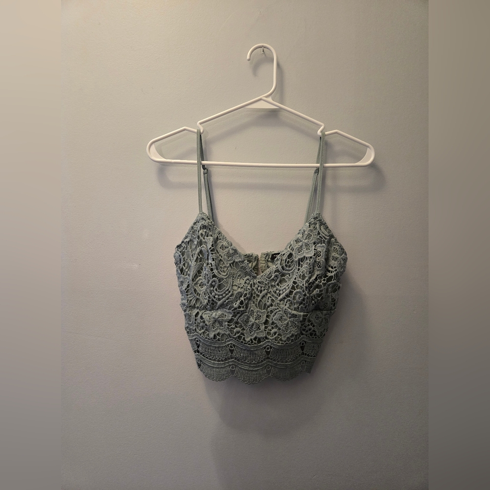 Kendall & Kylie Laced Crop Top